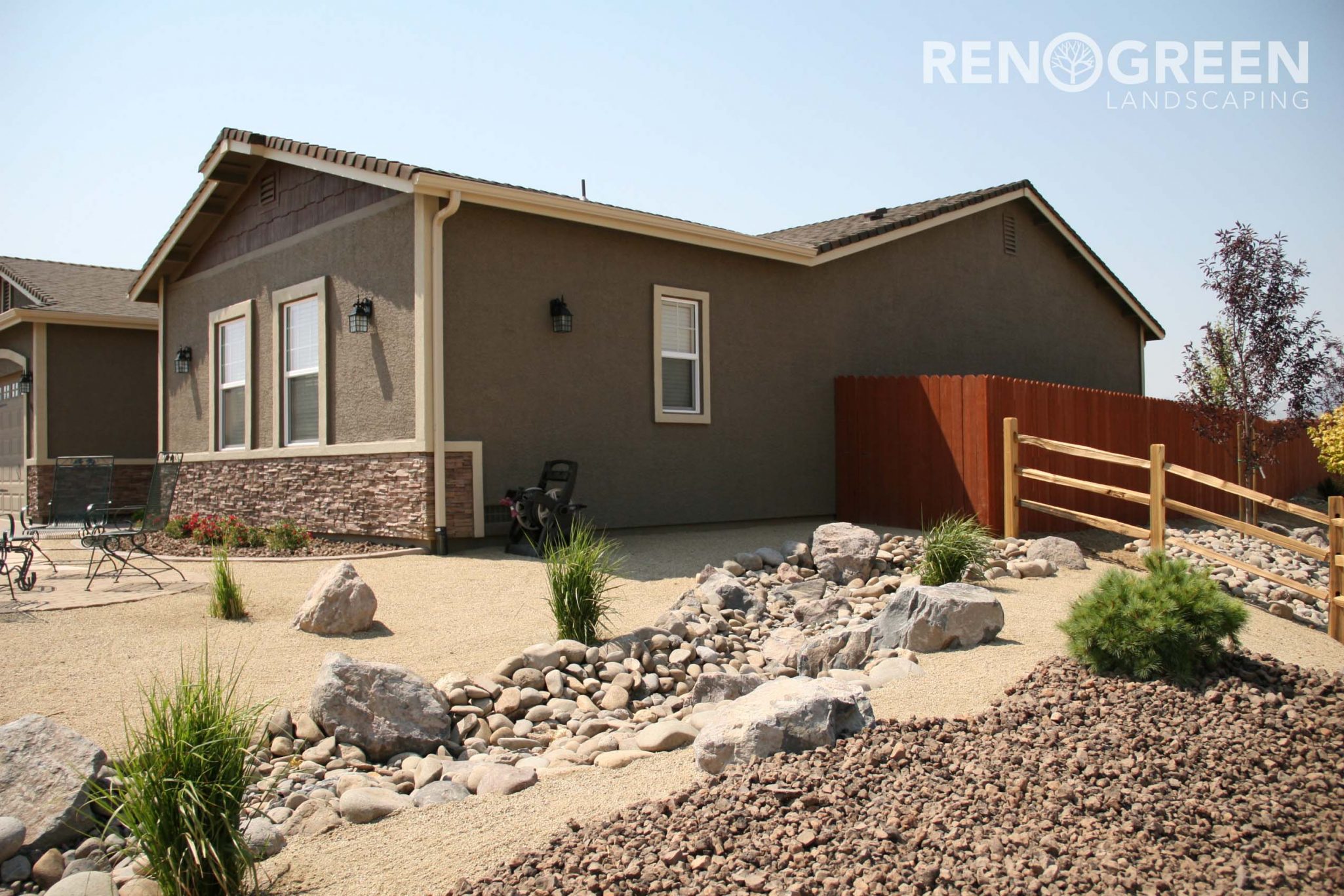 xeriscape dry creek bed