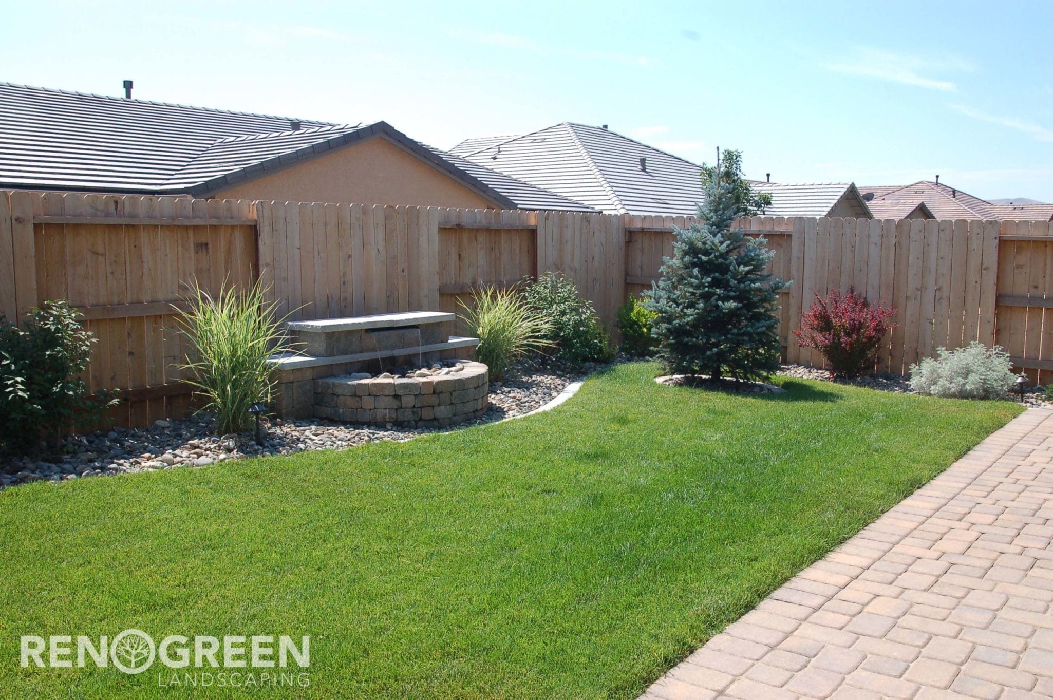 water feature lawn