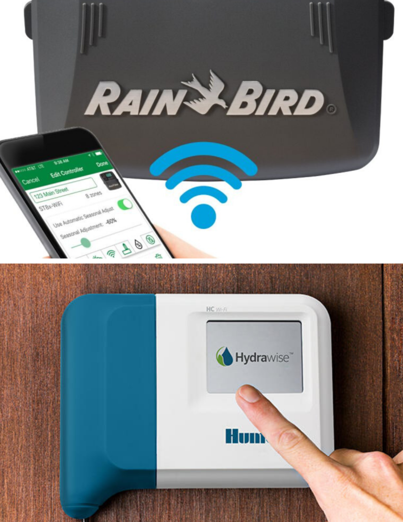 Rain Bird and Hunter Weather Based Irrigation Controllers help you reduce water waste.