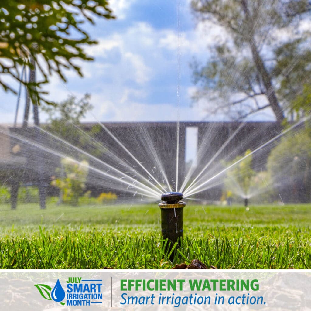 smart about irrigation month