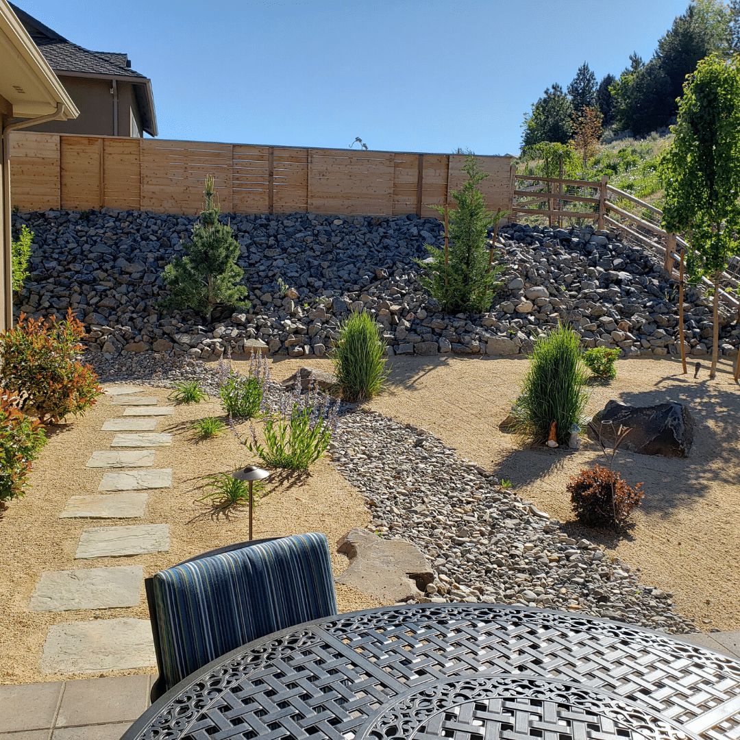 backyard xeriscape