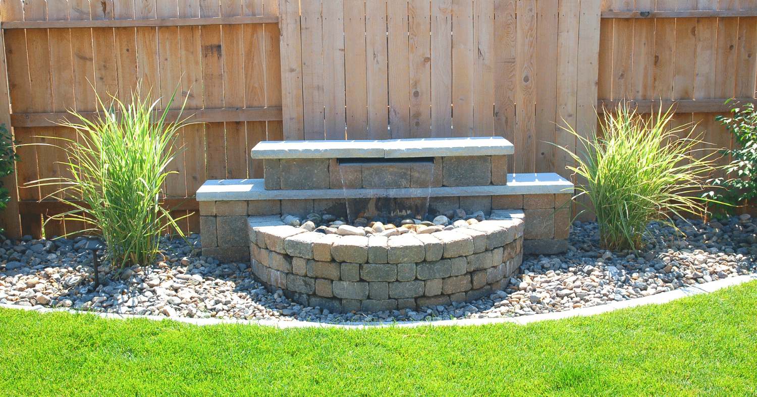 water feature paver