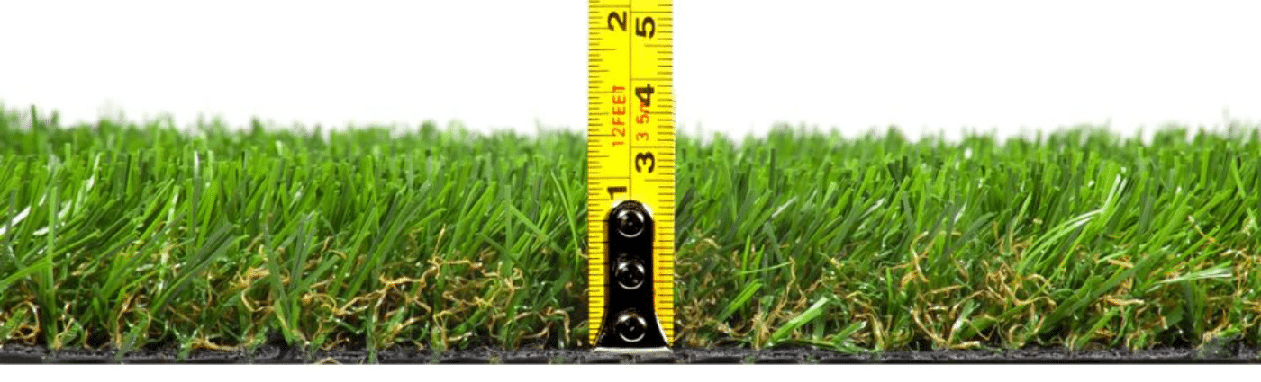 artificial turf height