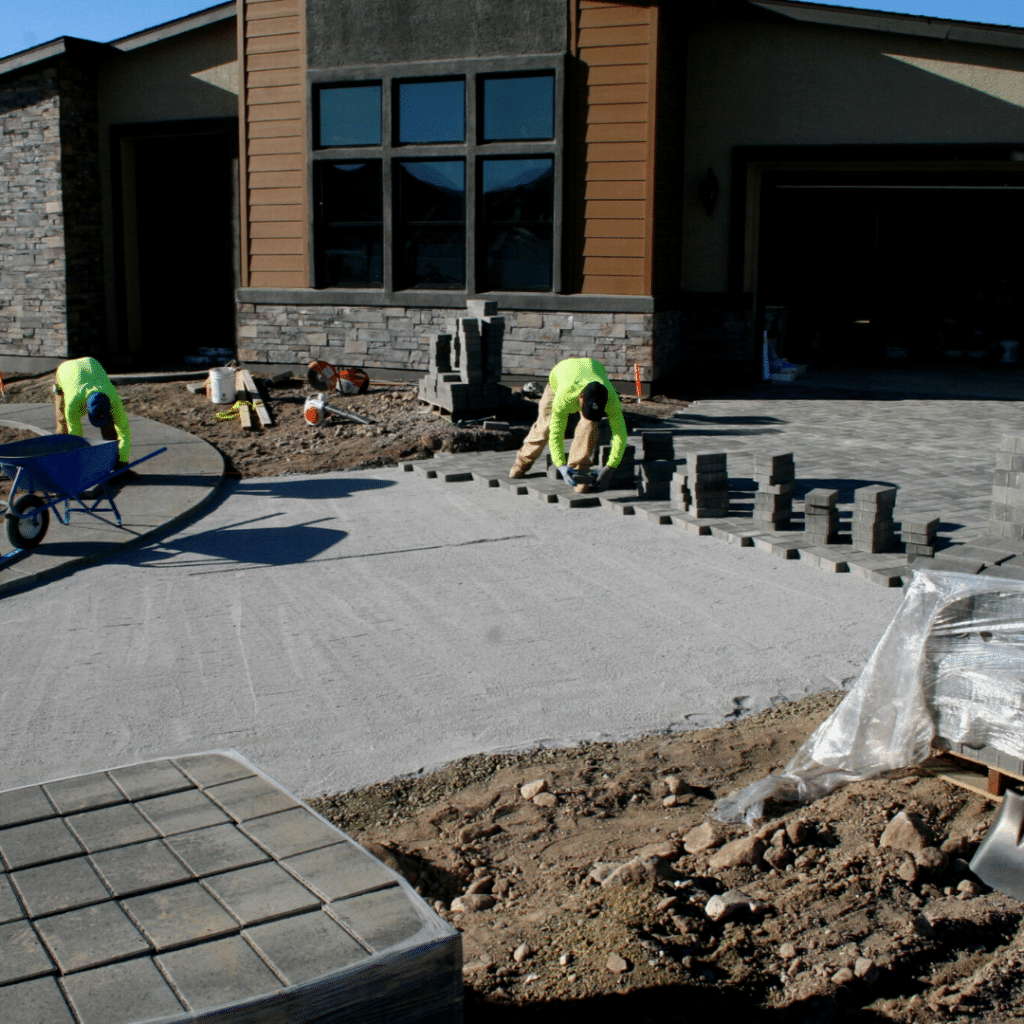 paver driveway full-service landscaping