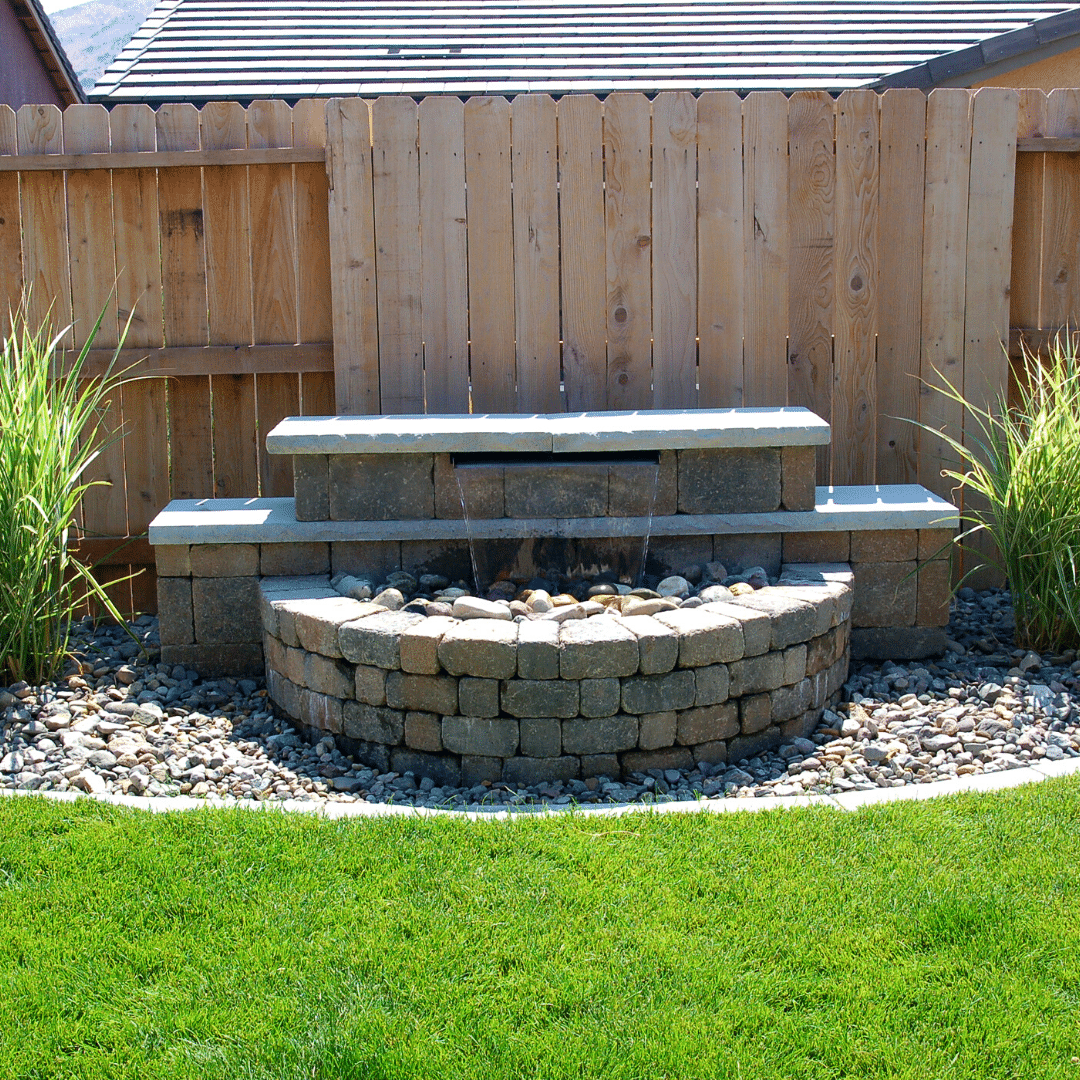 paver water feature