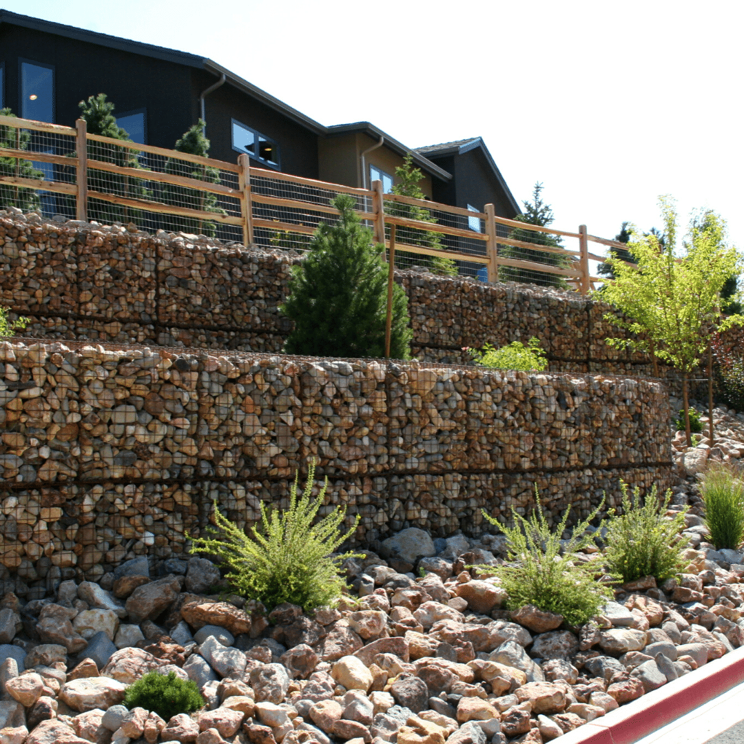 gabion retaining wall