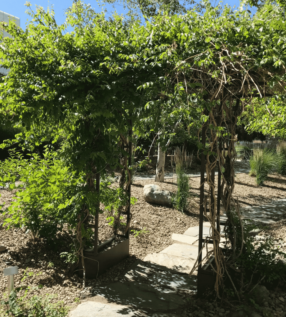 cottage garden trellis