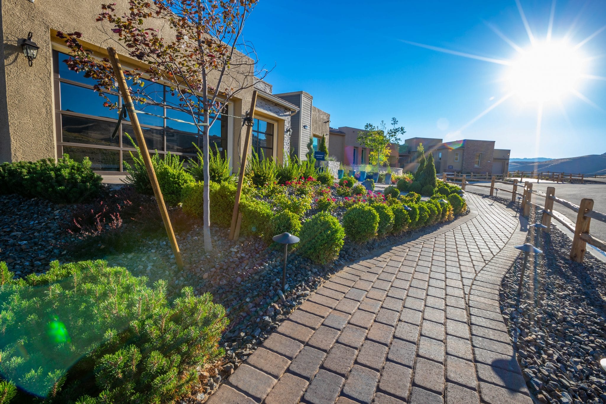 hardscape materials paver walkway